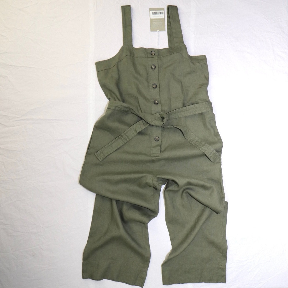 EVERLANE THE LINEN JUMPSUIT